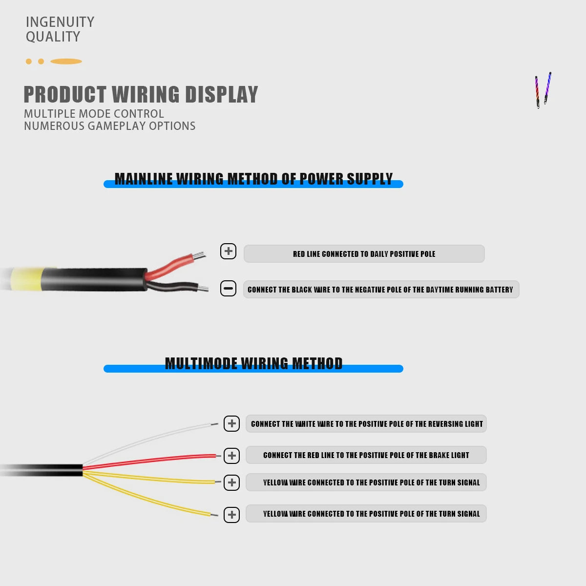 1FT LED Whip Light with APP & RF Remote Control for ATV UTV Side by Side Truck Offroad Dancing Warning Antenna Flagpole Lights