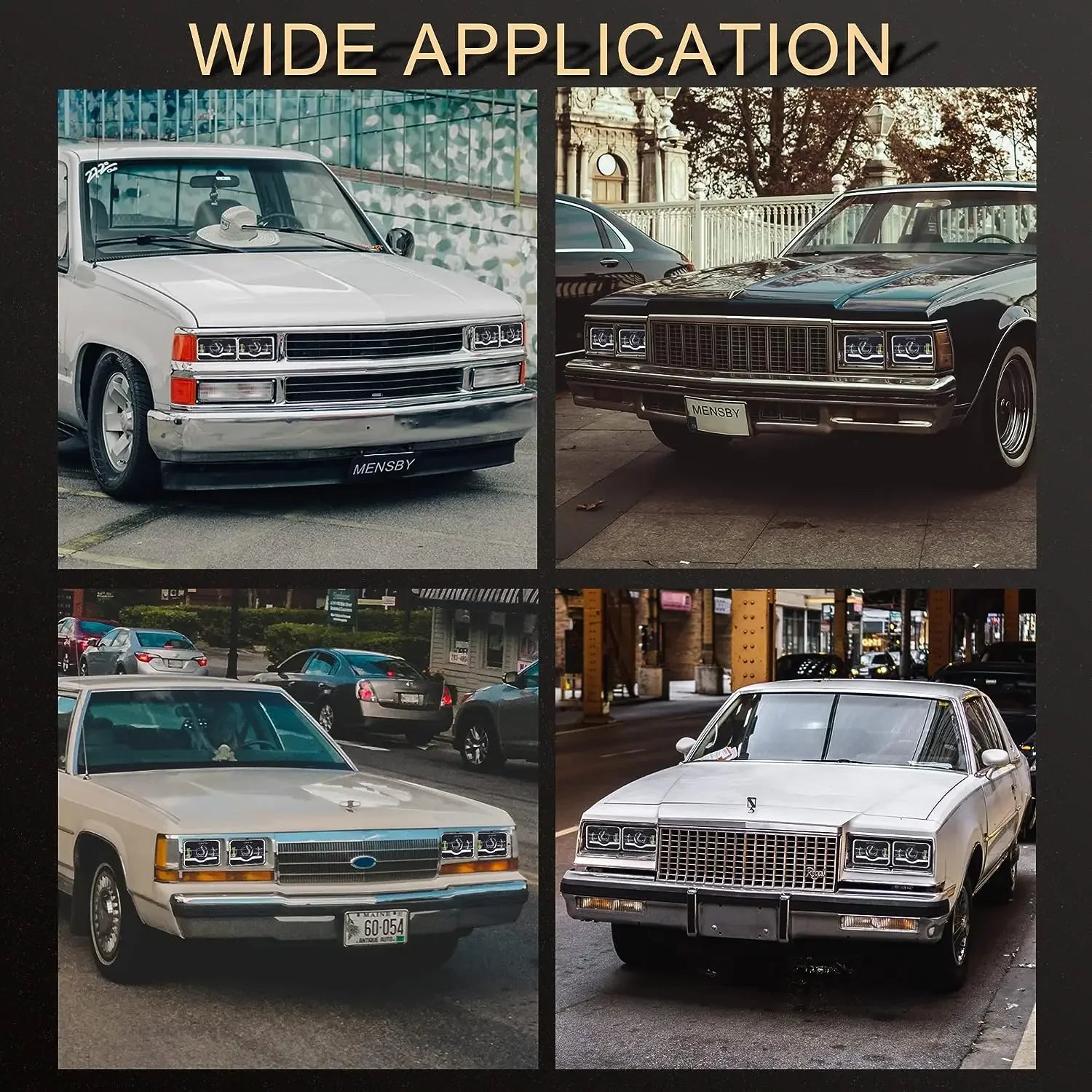 12V 24V 4x6 Inch LED H4 Headlight Led Work Light With DRL H4651 H4652 H4656 For Car Jeep Motorcycle Hond Truck Kenworth Headlamp